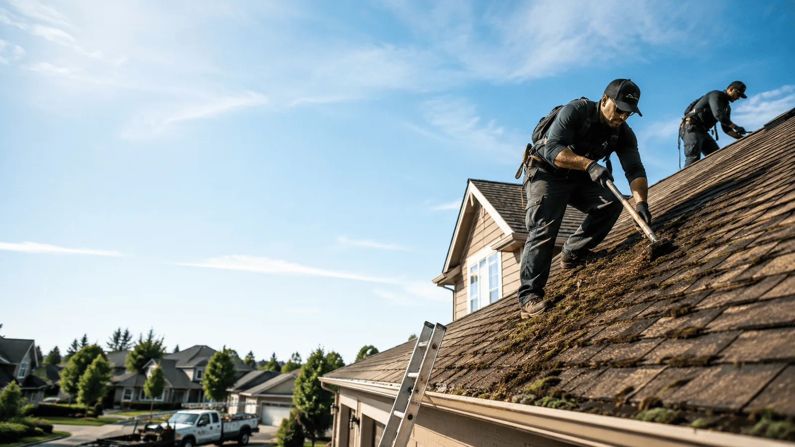 Roof Moss Removal in Kewanee, IL near me